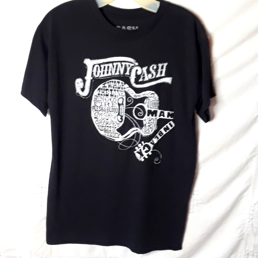 Johnny Cash official Cash black t-shirt Size M